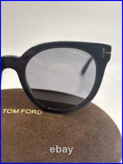 Tom Ford MOIRA FT 1109 Shiny Black/Grey Polarized (01D) Sunglasses