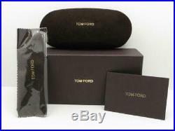 Tom Ford MORGAN TF 513 01W Black Sonnenbrille Sunglasses Blue Gradient Lens 57mm