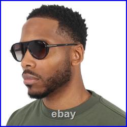 Tom Ford Marcus Smoke Gradient Pilot Men's Sunglasses FT1023 01B 60 Tom Ford Marcus Smoke Gradient Pilot Men's Sunglasses FT1023 01B 60