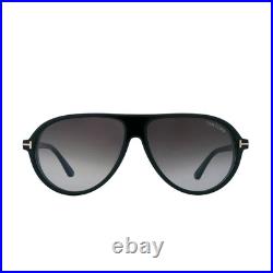 Tom Ford Marcus Smoke Gradient Pilot Men's Sunglasses FT1023 01B 60 Tom Ford Marcus Smoke Gradient Pilot Men's Sunglasses FT1023 01B 60