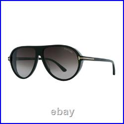 Tom Ford Marcus Smoke Gradient Pilot Men's Sunglasses FT1023 01B 60 Tom Ford Marcus Smoke Gradient Pilot Men's Sunglasses FT1023 01B 60