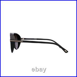 Tom Ford Marcus Smoke Gradient Pilot Men's Sunglasses FT1023 01B 60 Tom Ford Marcus Smoke Gradient Pilot Men's Sunglasses FT1023 01B 60