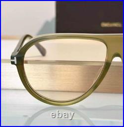 Tom Ford Marcus Sunglasses TF1023 93E Light Grey Crystal/Light Brown New