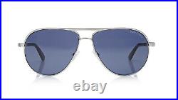 Tom Ford/ Marko FT0144 TF 144 18V Silver Blue Men James Bond Skyfall Sunglasses