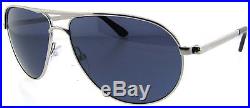 Tom Ford Marko TF 144 18V Silver Metal Frame Blue Lens Men's Aviator Sunglasses