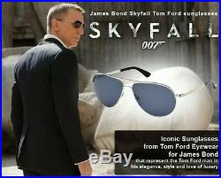 Tom Ford Marko TF144 18V James Bond Skyfall Men's Aviator Sunglasses New