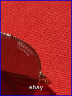 Tom Ford Marko TF144 58mm Polarized Aviator Sunglasses Gold/Brown 3P
