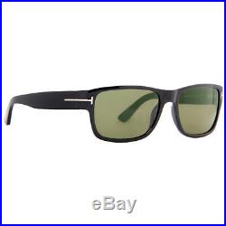 Tom Ford Mason TF 445 01N Shiny Black/Green Men's Sunglasses
