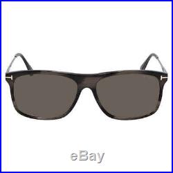 Tom Ford Max Grey Rectangular Men's Sunglasses FT0588-20A FT0588-20A