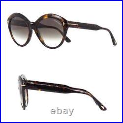 Tom Ford Maxine TF763 52K Havana Plastic Cat eye Sunglasses Frame 56-18-140