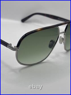 Tom Ford Maxwell FT1019 14P Metal Ruthenium Green 59 mm Sunglasses