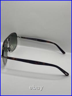 Tom Ford Maxwell FT1019 14P Metal Ruthenium Green 59 mm Sunglasses