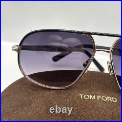 Tom Ford Maxwell FT1019 28B Sunglasses Shiny Rose Gold Brand New With Case