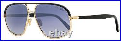 Tom Ford Maxwell Sunglasses TF1019 28B Black/Gold 59mm FT1019