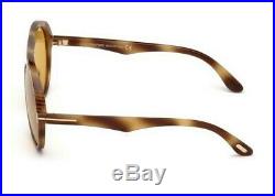 Tom Ford Men AVIATOR Sunglasses FT0647 MONTGOMERY-02 57E Beige Havana/Brown New