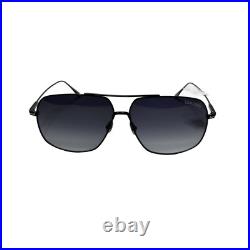 Tom Ford Men's Aviator Sunglasses Black/Blue John-02 TF746 01W Titanium Tom Ford Men's Aviator Sunglasses Black/Blue John-02 TF746 01W Titanium