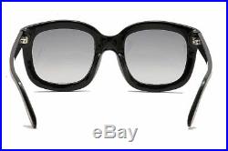 Tom Ford Men's Christophe TF279 TF/279 01B Shiny Black Sunglasses 53mm