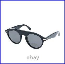 Tom Ford Men's Christopher 49mm Round Black Sunglasses S2974