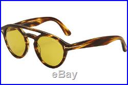 Tom Ford Men's Clint TF0537 TF/0537 48E Havana/Gold Fashion Sunglasses 50mm
