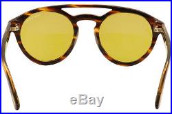 Tom Ford Men's Clint TF0537 TF/0537 48E Havana/Gold Fashion Sunglasses 50mm