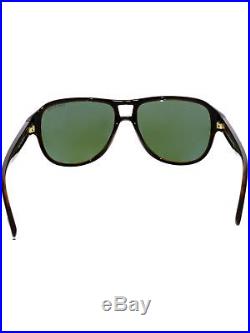 Tom Ford Men's Dylan FT0446-05N-57 Black Oval Sunglasses