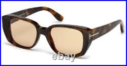 Tom Ford Men's FT0492-52E-52 Raphael 52mm Dark Havana Sunglasses