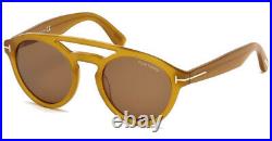 Tom Ford Men's FT0537-41E-50 Clint 50mm Yellow Sunglasses