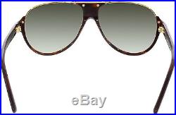 Tom Ford Men's Gradient Dimitry FT0334-56K-59 Tortoiseshell Oval Sunglasses