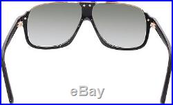 Tom Ford Men's Gradient Elliot FT0335-01P-60 Grey Oval Sunglasses