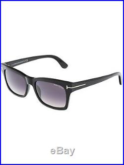 Tom Ford Men's Gradient Frederik FT0494-01B-54 Black Rectangle Sunglasses