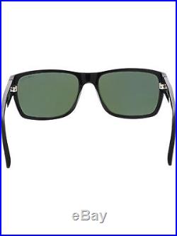 Tom Ford Men's Gradient Mason FT0445-01N-58 Black Rectangle Sunglasses