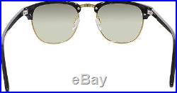 Tom Ford Men's Henry FT0248-05N-51 Black Semi-Rimless Sunglasses