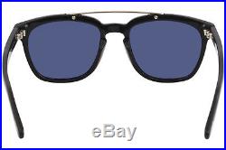 Tom Ford Men's Holt TF516 TF/516 01A Shiny Black Fashion Pilot Sunglasses 54mm