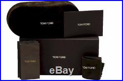Tom Ford Men's Holt TF516 TF/516 01A Shiny Black Fashion Pilot Sunglasses 54mm