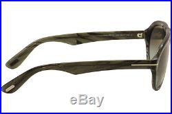 Tom Ford Men's Ivan TF397 TF/397 20B Black/Grey/Silver Fashion Sunglasses 58mm