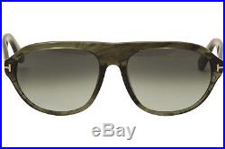 Tom Ford Men's Ivan TF397 TF/397 20B Black/Grey/Silver Fashion Sunglasses 58mm