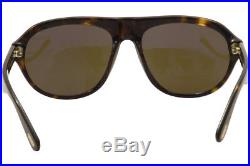 Tom Ford Men's Ivan TF397 TF/397 52J Brown/Gold Havana Pilot Sunglasses 58mm