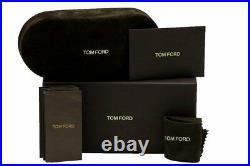 Tom Ford Men's Leo TF336 TF/336 01V Black Square Sunglasses 52mm