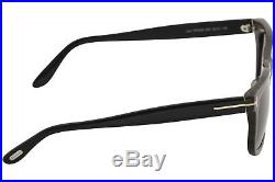Tom Ford Men's Leo TF9336 TF/9336 05K Brown Horn/Black Square Sunglasses 52mm