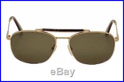 Tom Ford Men's Marlon TF339 TF/339 28N Gold/Brown Polarized Sunglasses 57mm