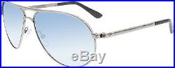 Tom Ford Men's Mirrored Marko FT0144-14X-58 Silver Aviator Sunglasses