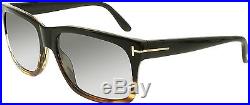 Tom Ford Men's Polarized FT0376-05D-58 Brown Square Sunglasses