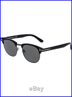 Tom Ford Men's Polarized Laurent-02 FT0623-02D-51 Black Square Sunglasses