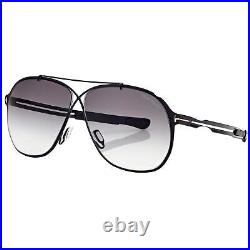 Tom Ford Men's Sunglasses Orson Grey Lens Black Metal Full Rim Frame FT08296101B