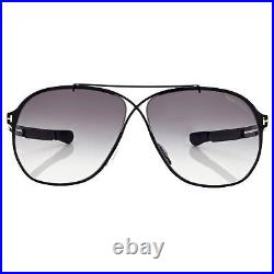 Tom Ford Men's Sunglasses Orson Grey Lens Black Metal Full Rim Frame FT08296101B