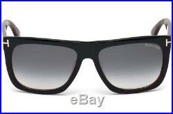 Tom Ford Men's Sunglasses TF0513 MORGAN 05B Black/Havana Grey Gradient New 57mm