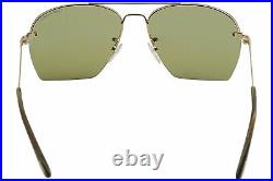 Tom Ford Men's Whelan TF505 TF/505 28N Gold Fashion Pilot Sunglasses 58mm