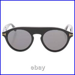 Tom Ford Mens Christopher Black Non-Polarized Round Sunglasses O/S BHFO 7658
