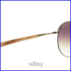 Tom Ford Mens Cody Aviator Sunglasses, 56mm Brown Gold 100% Authentic $350