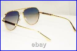 Tom Ford Mens Gold Pilot Metal Brown Sunglasses Andes TF 670 30B C 301222